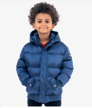 Load image into Gallery viewer, APPAMAN PUFFY COAT IN NAVY