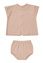 Load image into Gallery viewer, PENNY KNIT SET IN BLUSH by QUINCY MAE
