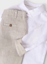 Load image into Gallery viewer, ABEL &amp; LULA BOY LINEN SHIRT AND PANT SET