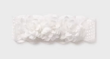 Load image into Gallery viewer, ABEL &amp; LULA BABY TULLE FLOWERS HEADBAND CRUDO