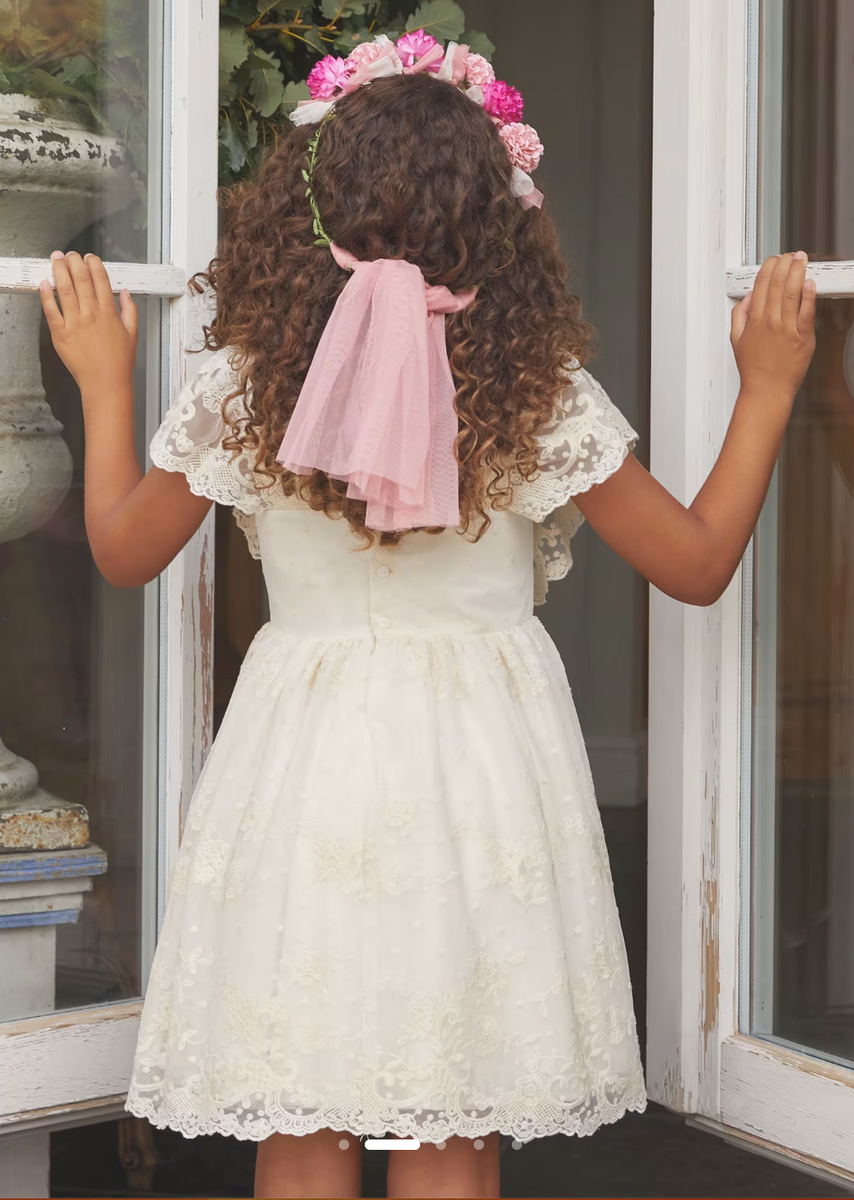 ABEL & LULA SPECIAL OCCASION EMBROIDERED GIRL DRESS ON SALE