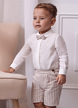 Load image into Gallery viewer, ABEL &amp; LULA SHIRT, BERMUDA &amp; BOWTIE SET | BABY AND BOYS SIZES