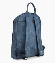 Load image into Gallery viewer, BARI LYNN  FADED DENIM SMILEY BACKPACK | BACK TO SCHOOL