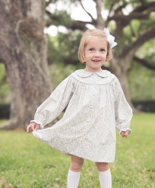 Collete Dress Long Sleeve | Whispering Floral Blooms