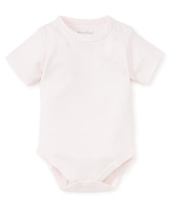 BABY POINTELLE SMALL SLEEVE BODY PINK | KISSY KISSY