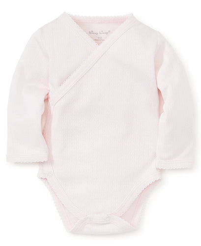 KISSY KISSY POINTELLE LONG SLEEVE CROSS BODY IN PINK