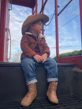 Load image into Gallery viewer, LITTLE LOVE BUG COWBOY BOOT IN PREMIUM LEATHER