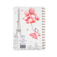 Load image into Gallery viewer, CLARIS THE CHICEST MOUSE IN PARIS - SPIRAL NOTEBOOK