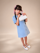 Load image into Gallery viewer, CHANEL SHIFT DRESS GIRL &amp; PRETEEN IN BLUE | LULI &amp; ME