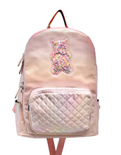 Load image into Gallery viewer, BARI LYNN CONFETTI  BEAR  BACKPACK | IRIDISCENT PINK