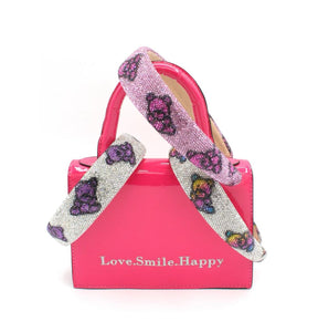 BARI LYNN LOVE SMILE HAPPY HANDBAG