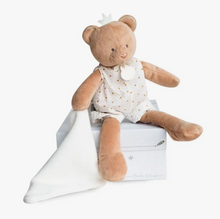 Load image into Gallery viewer, DREAM MAKER KING BEAR PLUSH WITH BLANKET | DOUDOU