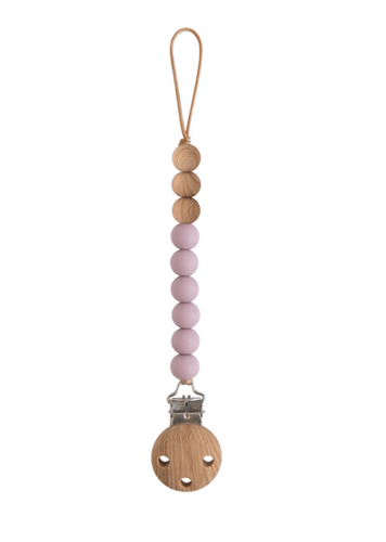 MUSHIE PACIFIER CLIP EVA | MAUVE