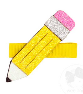 LAYERED GLITTER PENCIL HAIR CLIP | MORE MODELS