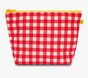 FLUF | MID ZIP GINGHAM RED