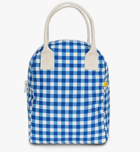 ZIPPER LUNCH BAG | GINGHAM RED AND MORE COLORS