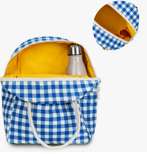 ZIPPER LUNCH BAG | GINGHAM RED AND MORE COLORS