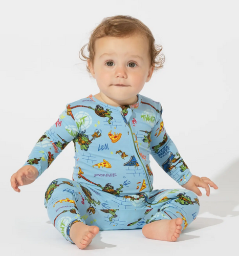 TEENAGE NINJA TURTLES PIZZA | CONVERTIBLE FOOTIE | BELLABU BEAR