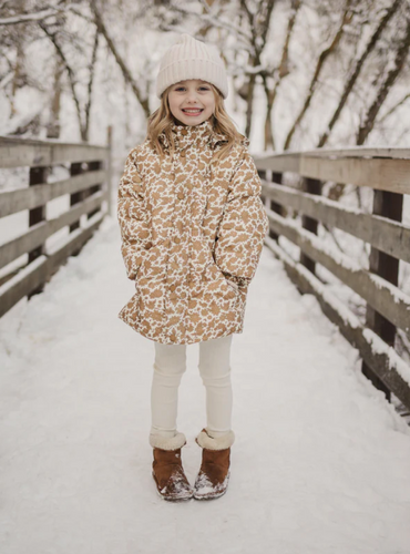 RYLEE & CRU PUFFER JACKET | GOLD GARDENS
