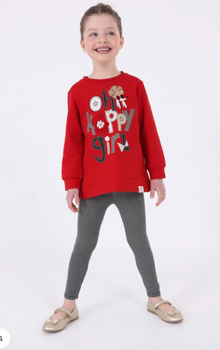 MAYORAL OH HAPPY GIRL LEGGINGS SET | SALE