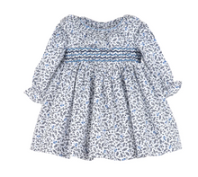 Load image into Gallery viewer, ROSESHIP PETAL DRESS BLUE | SOPHIE &amp; LUCAS