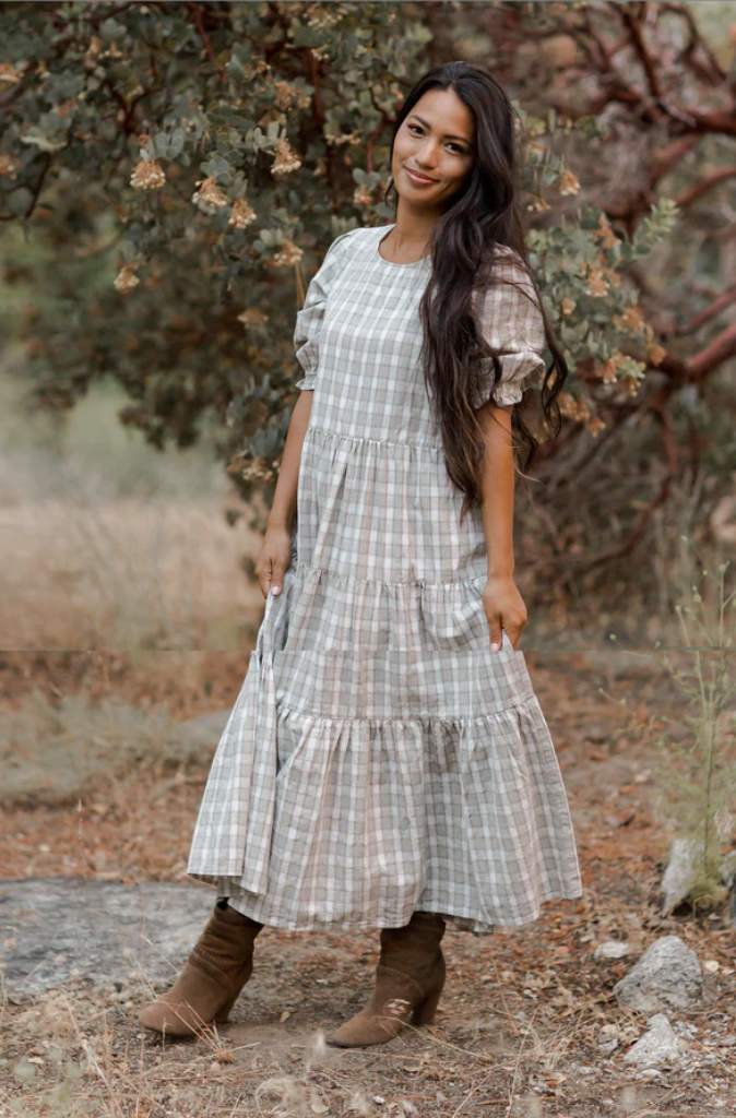 Rylee & Cru | Frannie Dress | Pewter On Sale Rylee & Cru | Frannie Dress | Pewter On Sale