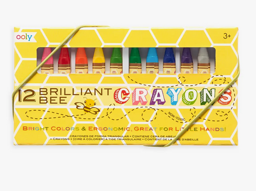 BRILLIANT BEE CRAYONS SET OF 12