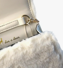 Load image into Gallery viewer, BUTTERFLY FURRY PURSE IN CREAM | MORE COLORS | DOE A DEAR