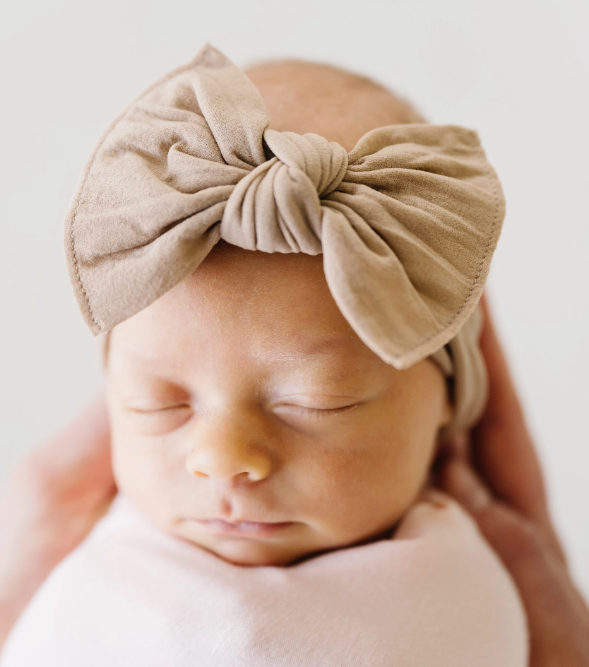 BABY BLING HEAD BOW THE KNOT IN OAK | MORE COLORS