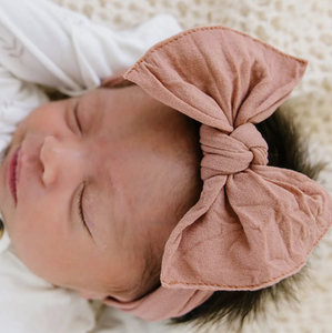 BABY BLING HEAD BOW THE KNOT IN OAK | MORE COLORS