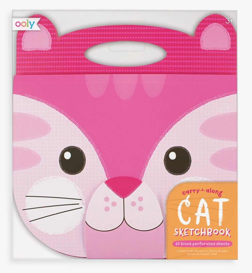 CARRY ALONG SKETCH BOOK CAT | OOLY