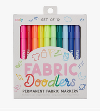 Load image into Gallery viewer, FABRIC DODDLERS MARKERS  12 PC | OOLY