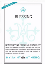 Load image into Gallery viewer, BENEDICTINE BLESSING BRACELET | ROSE GOLD