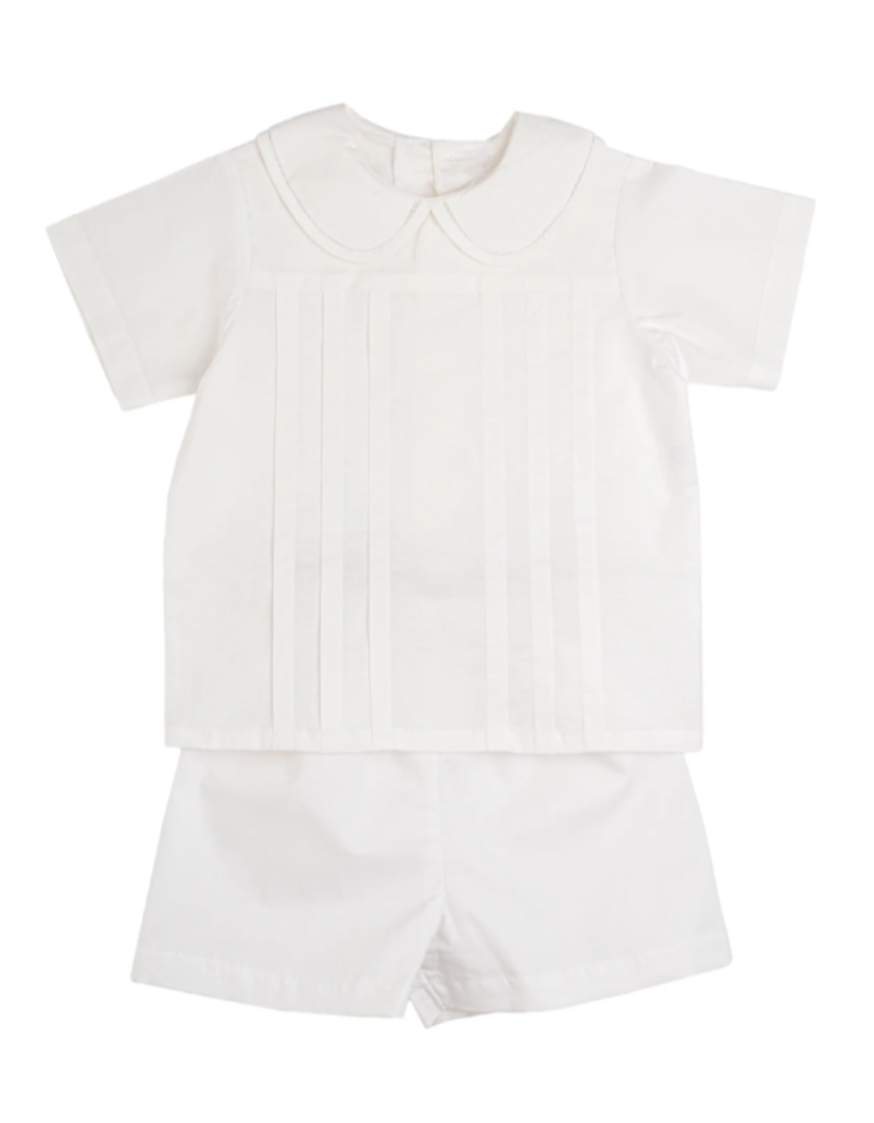 ANDREW SHORT SET BLESSINGS  IN CLASSIC WHITE  | SPECIAL OCCASIONS
