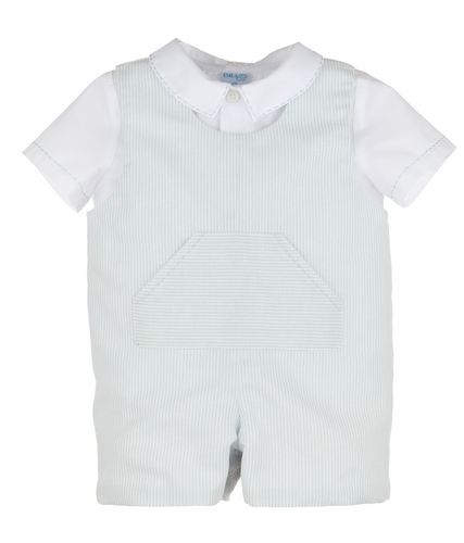BABY BOY POCKET PATCH JOHN JOHN BLUE | LULI & ME          SALE