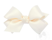 Load image into Gallery viewer, WEE ONES - MINI FRENCH SATIN HAIRBOWS  LIGHT PINK | MORE COLORS