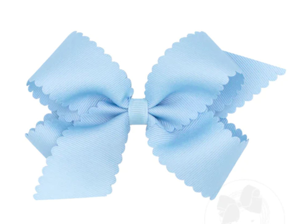 WE ONES _ MEDIUM SCALLOP HAIR BOW YELLOW _ MORE COLORS SPRING 2024