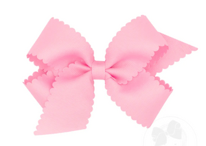 WE ONES _ MEDIUM SCALLOP HAIR BOW YELLOW _ MORE COLORS SPRING 2024