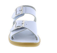 Load image into Gallery viewer, TIDE LIGTH BLUE LEATHER SANDALS