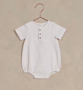 NORALEE | BABY BEAU ROMPER WHITE