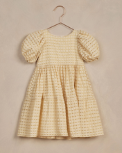 Load image into Gallery viewer, CHLOE DRESS LEMON CHECK || NORALEE