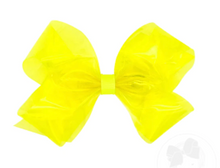 Load image into Gallery viewer, WEE ONES KING WEE SPLASH HAIR BOWS NEON GREEN - MORE COLORS