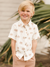Load image into Gallery viewer, RYLEE &amp; CRU COLLARED SHORT SLEEVES SHIRT PARADISE