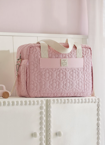 MAYORAL NEWBORN DIAPER BAG WITH ACCESORIES | ROSY