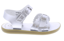 Load image into Gallery viewer, FOOTMATES ECO ARIEL SANDALS SILVER