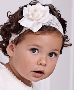 ABEL & LULA BABY FLOWER LACE HEADBAND