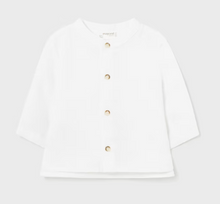 Load image into Gallery viewer, MAYORAL BABY LINEN SHIRT MANDARIN COLLAR