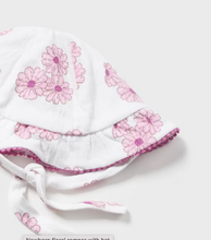 Load image into Gallery viewer, MAYORAL NEWBORN BABY FLORAL ROMPER WITH HAT