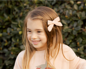 RYLEE & CRU || BOWS CLIPS IN APRICOT