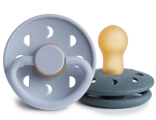 FRIGG MOON NATURAL RUBBER PACIFIER 2 PK  0-6 M | MORE SIZES